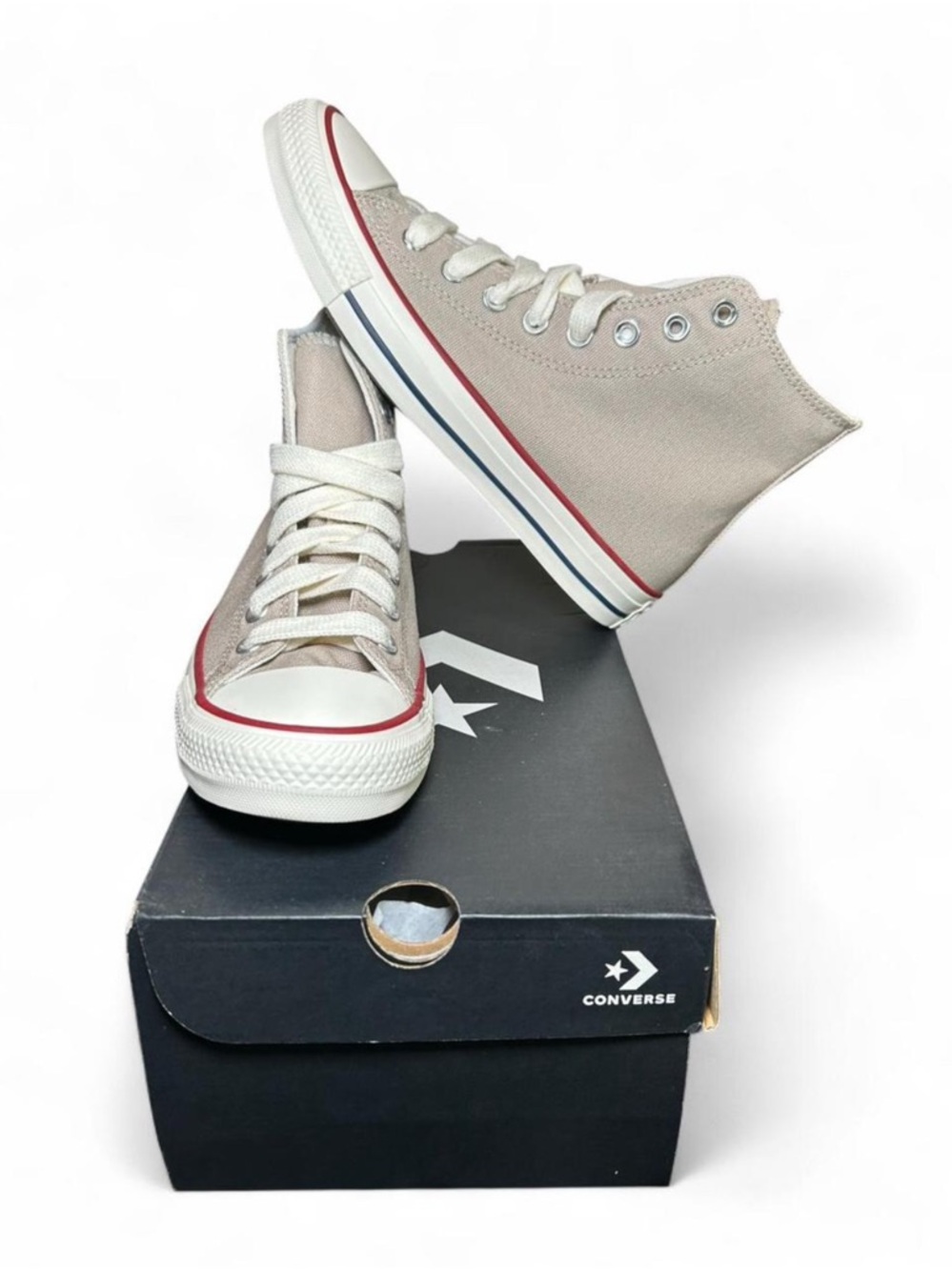 Converse Chuck Taylor All Star High Top Papyrus/Midnight Navy - Brand New